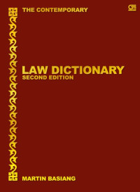 The Contemporary Law Dictionary (Kamus Hukum Komtemporer)