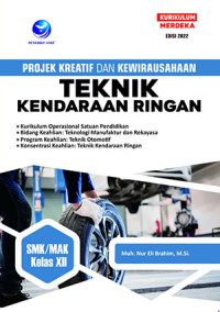 Projek Kreatif dan Kewirausahaan Teknik Kendaraan Ringan Kelas XII