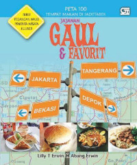 Image of Peta Seratus Tempat Makan Di Jabodetabek Jajanan Gaul Dan Favorit