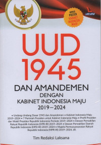 Image of UUD 1945 dan amandemen dengan kabinet kerja maju 2019-2024