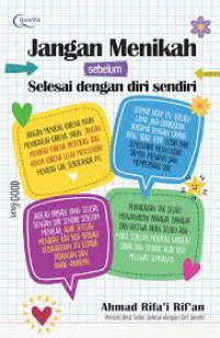 Image of Jangan Menikah Sebelum Selesai dengan Diri Sendiri