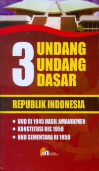 Image of Tiga Undang Undang Dasar Republik Indonesia