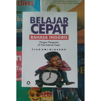 Image of Belajar Cepat Bahasa Inggris Dengan Menguasai Tiga Puluh Tiga Pola Kalimat Dasar