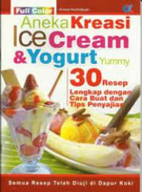 Image of Aneka Kreasi Ice Cream dan Yogurt Yummy